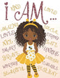 I Am: Coloring Book with Positive Affirmations for Young Girls for Self-Esteem and Confidence, I Am Enough - Paperback