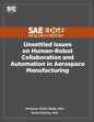 Unsettled Issues on Human-Robot Collaboration and Automation in Aerospace Manufacturing - Paperback