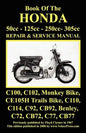 Honda Motorcycle Manual: ALL MODELS, SINGLES AND TWINS 1960-1966: 50cc, 125cc, 250cc & 305cc. - Paperback