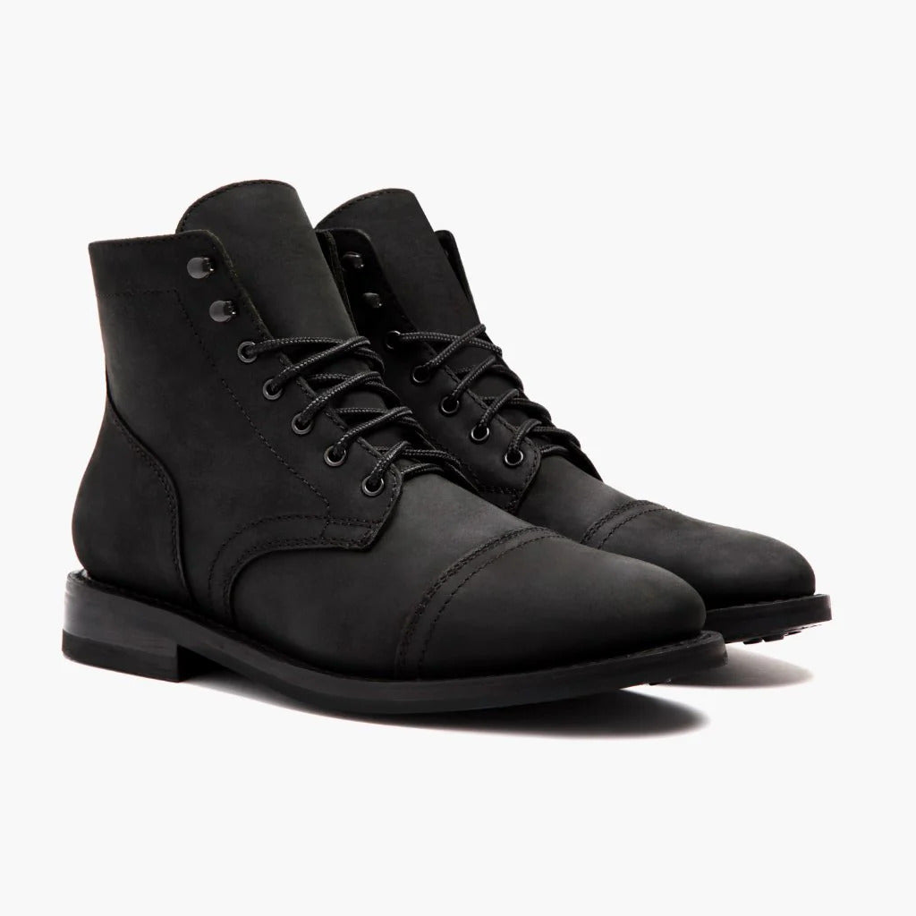 Mens Retro Round-toe Work Boots