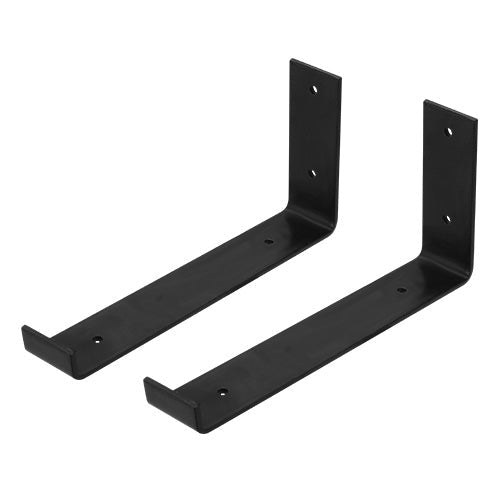 2-Pack Heavy Duty L-Shaped Shelf Brackets with Screws
