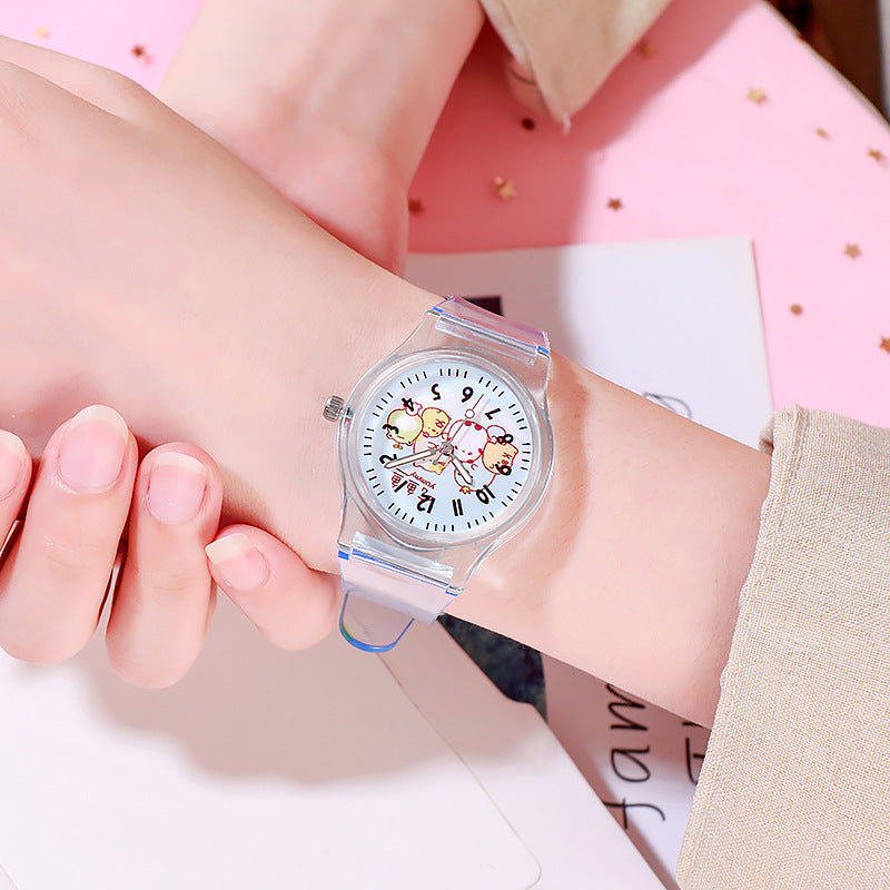 Transparent PVC Corner Creature Cartoon Childrens Watch