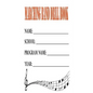 Marching Band Drill Book - Paperback