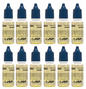 12 Bottles of JSP 22K Gold Metal Test Acid Karat Testing Solution Jewelry Tester Metals Kit