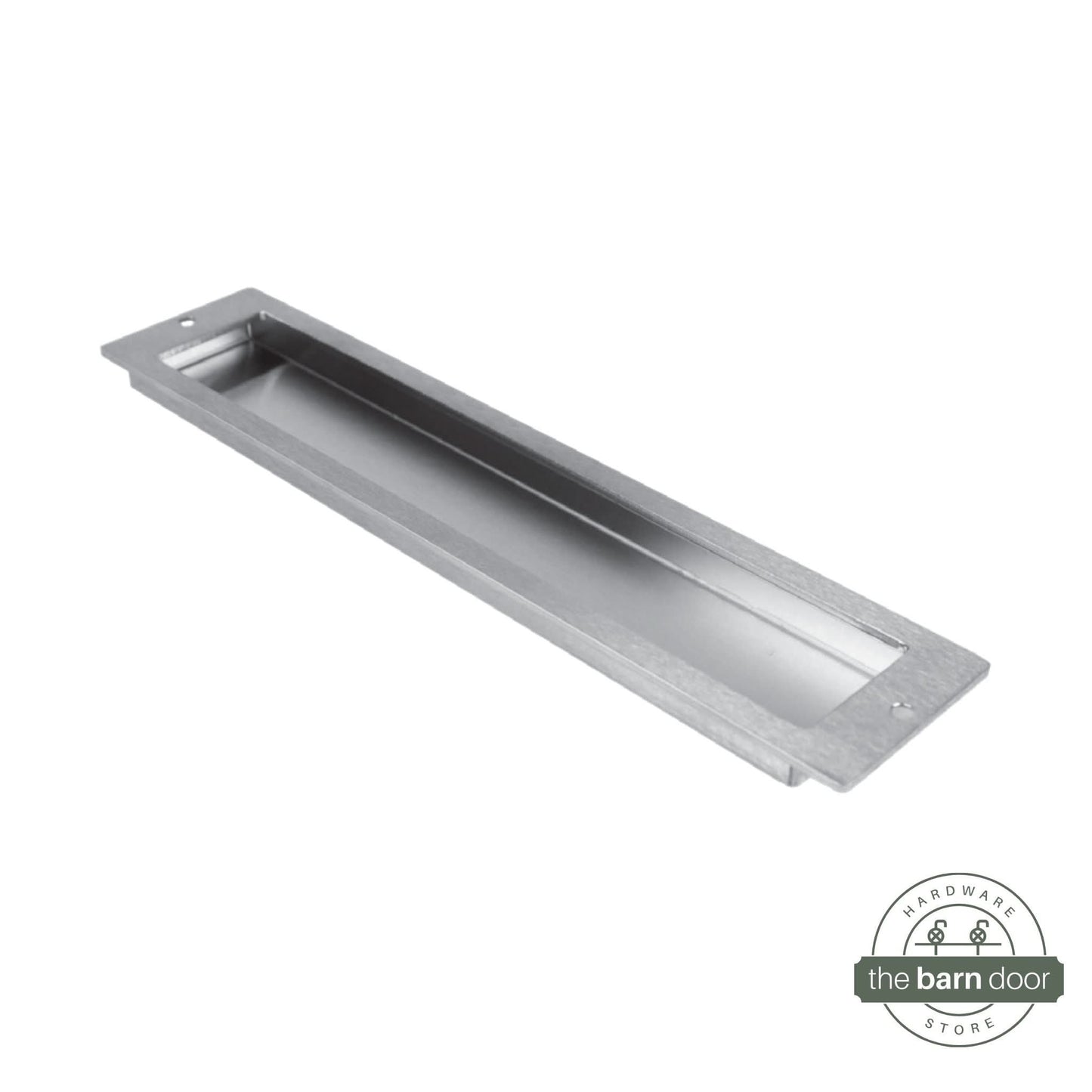 Barn Door Stainless Steel Square Corner Flush Pull