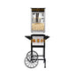 12-Ounce Commercial Retro Popcorn Machine Cart With Candy Boxes (SAK80954)