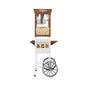 12-Ounce Commercial Retro Popcorn Machine Cart With Candy Boxes (SAK80954)