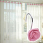 12-Piece: AGPtek Fashion Decorative Home Rose Curtain Hooks