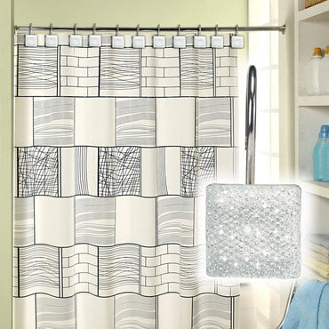12-Piece: Decorative Shower Curtain Hooks Bathroom