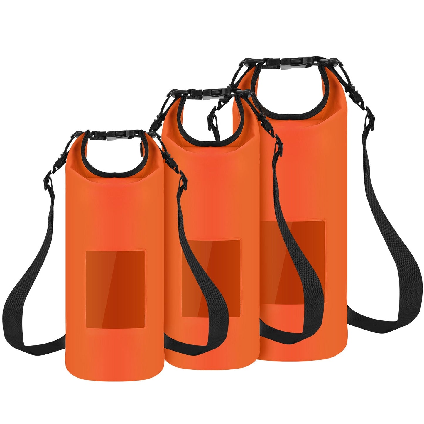 Floating Waterproof Dry Bag Floating Dry Sacks with Observable Window 10L Roll Top Lightweight Dry Storage Bag for Kayaking Rafting Boating Swimming C