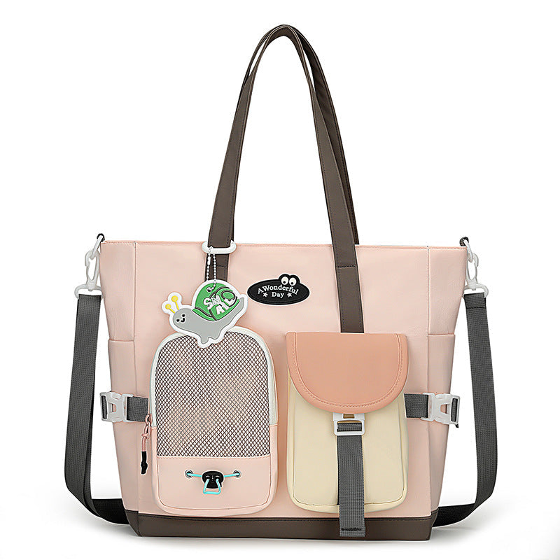 Womens Large-capacity Casual One-shoulder Crossbody Bag