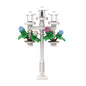 White City Lamppost with Two Hanging Flower Baskets Build Kit - Made Using LEGO® Parts