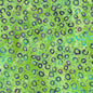 Essence Round and Round-Green Lemongrass Batik 44"/45" Fabric Per Yard
