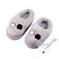 Separate feet usb foot warmers electric heating shoes