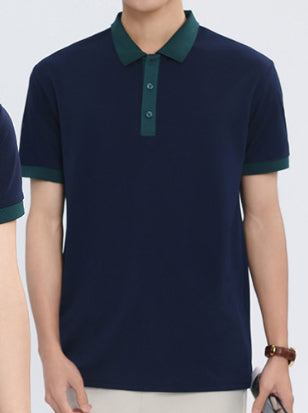 Business Summer Ice Silk Short-Sleeve T-Shirt