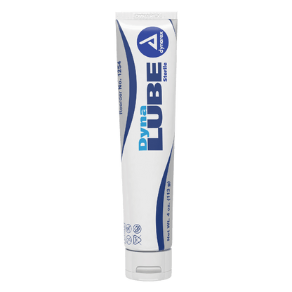 Dynarex DynaLube Lubricating Jelly - Sterile, 4 oz. Tube, 12ea/bx, 6bxs/case (72 Count)
