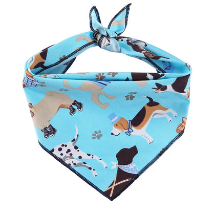 Dog scarf triangle scarf