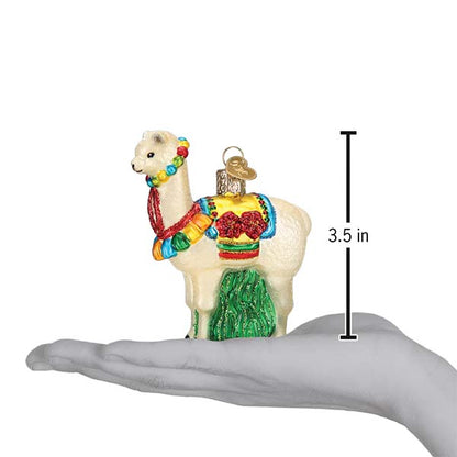Festive Alpaca Ornament
