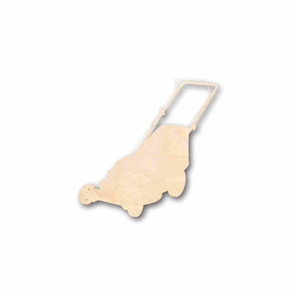 Unfinished Wood Mower Silhouette - Craft- up to 46" DIY