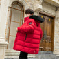 Plus size thick coat down padded coat