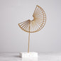 Iron Terrazzo Leaf Style Table Top Decoration
