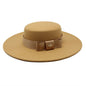 European And American Celebrities Luxury Wool Hat Woolen Cloth