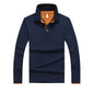 Men's Long Sleeve Business Plus Size POLO Shirt