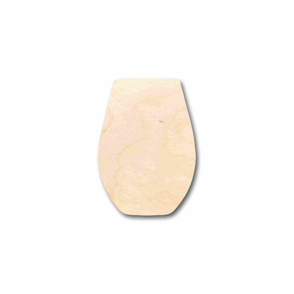 Unfinished Wood Wine Glass Silhouette - Craft- up to 46" DIY