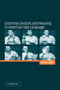 Grammar, Gesture, and Meaning in American Sign Language - Paperback