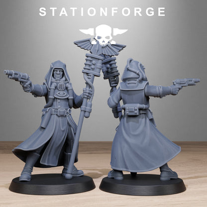 3D Printed GrimCorp Seers by StationForge Miniatures