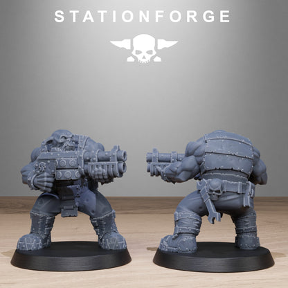 3D Printed Orkaz Bros Infantry by StationForge Miniatures