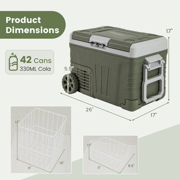 12 Volt Car Refrigerator Portable Car Fridge with Adjustable Range