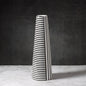 Black And White Striped Geometric Ceramic Vase Flower Ornaments