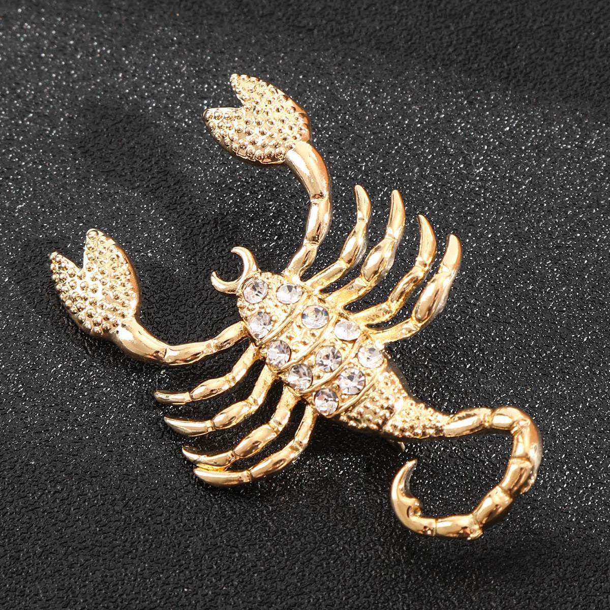Enamel-dripped Lobster Brooch Accessory For Women