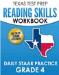 TEXAS TEST PREP Reading Skills Workbook Daily STAAR Practice Grade 4: Preparation for the STAAR Reading Tests - Paperback