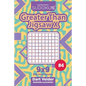 Sudoku Greater Than Jigsaw X - 200 Hard Puzzles 9x9 (Volume 4) - Paperback