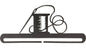 12in Needle & Thread Split Bottom Hanger Charcoal