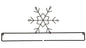 12in Snowflake Screw Split Bottom Gray