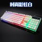 RGB Gaming Keyboard with Glowing USB Cable - Mechanical Switches for Precision Control