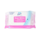 DynaCare Baby Wipes unscented w/ Resealable Label, 5" x 7", 24pks/case (1920 Count)