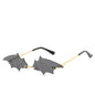 Bat shape personalized glasses