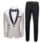 SOPHISTICATED DARK BLUE FORMAL SPECIAL OCCASSIONS DANCE PARTY’S Men's Dress Suit Set
