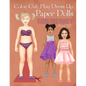 Color, Cut, Play Dress Up Paper Dolls, Fabulous Party: Fashion Activity Book, Paper Dolls for Scissors Skills and Coloring - Paperback