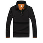 Men's Long Sleeve Business Plus Size POLO Shirt