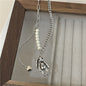 Flocking Bear Three-plant Sweater Chain Long Clavicle
