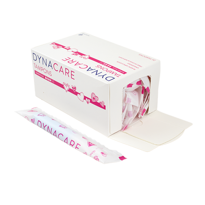 Dynarex Super Plus Tampons Plastic Applicator, 12-15gr absorbency, 20ea/bx, 10bxs/case (200 Count)