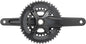microSHIFT Sword 2x Crankset - 172.5mm 10-Speed 46/29t 110 Asym BCD  24mm Spindle BLK