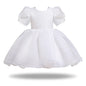 Girl's Dress Puffy Gauze Princess Dress Flower Girl Cute Gao Ding Little Host Piano Playing Performance Costumes