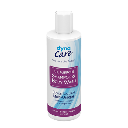 DynaCare All Purpose Shampoo and Body Wash, 8 oz. 48bot/case (48 Count)