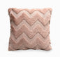 Plush Solid Color Sofa Pillowcase Living Room Cushion